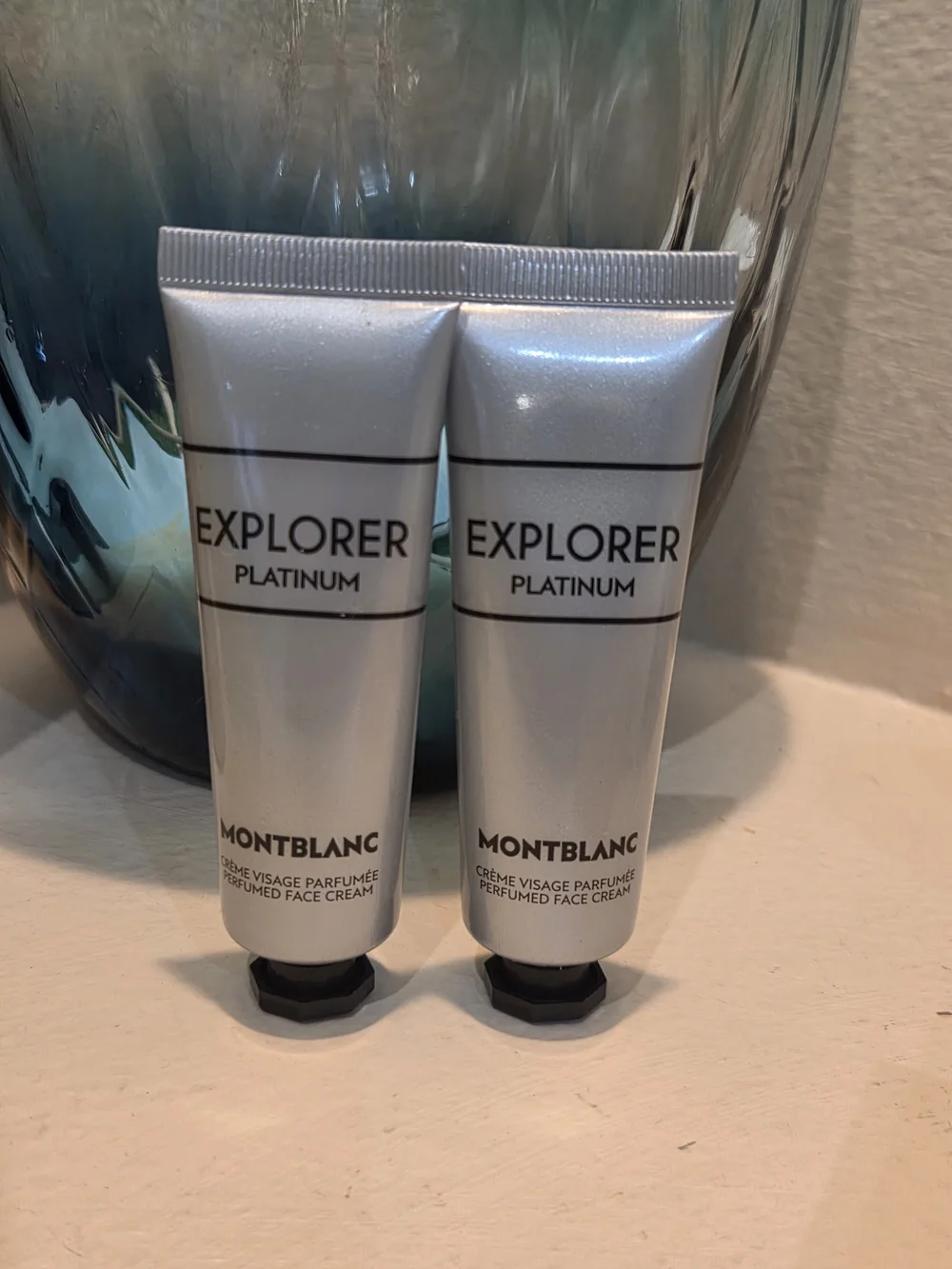 Montblanc Explorer Platinum Perfumed Face Cream 30ml/1oz – 2 Pack – New